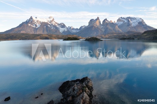 Picture of Torres del Paine Spiegelung im Lago Pehoe